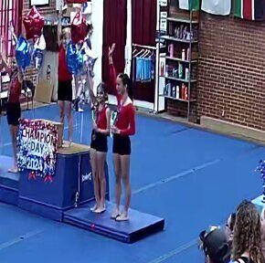 Champions on the podium at Champion Day 2024