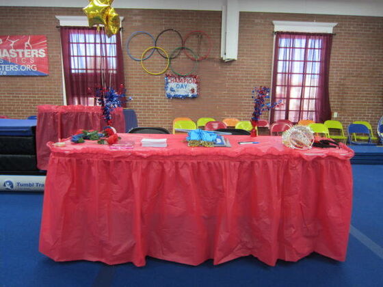 The judges' table at Champion Day 2024