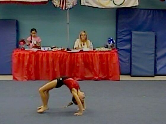 Coming out of a back walkover