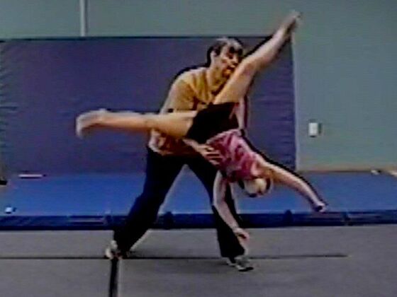 Coach Robin spotting a walkover