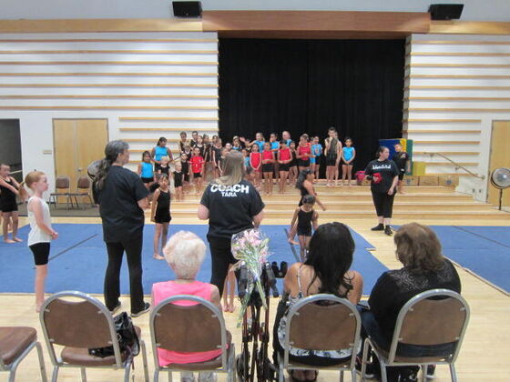 A last run-through before the recital